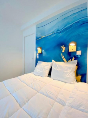 L'Octopus - Appartement 2 adultes 2 enfants Jardin, proche centre et Plage
